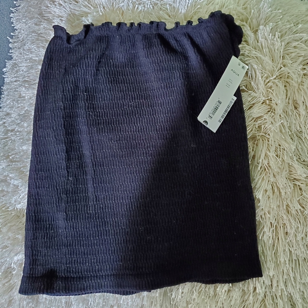 😎3 FOR $15.00😎AQUA Black Tube Top Brand New